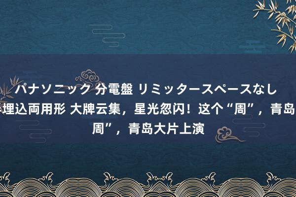 パナソニック 分電盤 リミッタースペースなし 露出・半埋込両用形 大牌云集，星光忽闪！这个“周”，青岛大片上演